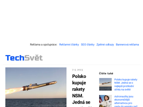 'techsvet.cz' screenshot