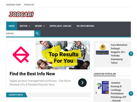 'jobcari.com' screenshot