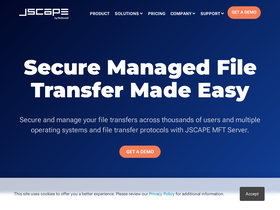 'jscape.com' screenshot