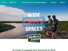 'northernontario.travel' screenshot