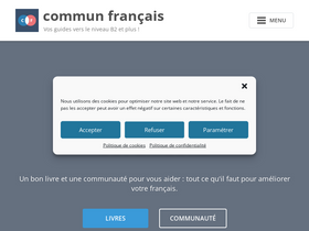 'communfrancais.com' screenshot