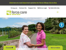 'feroscare.com.au' screenshot