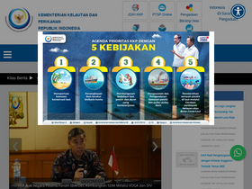 'kkp.go.id' screenshot