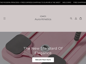 aurakinetics.net homepage screenshot