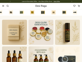 desiraga.com homepage screenshot