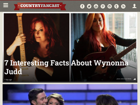 'countryfancast.com' screenshot