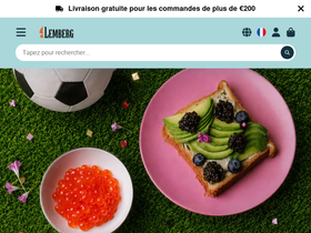 lemberg-caviar.fr homepage screenshot