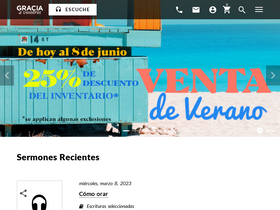 'gracia.org' screenshot