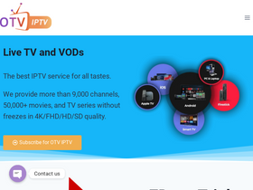 'otviptv.com' screenshot