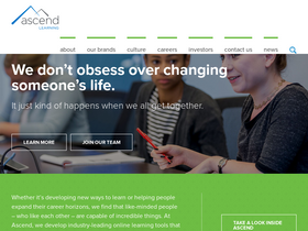 'ascendlearning.com' screenshot