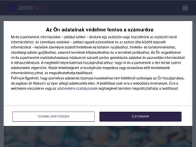 'astronet.hu' screenshot
