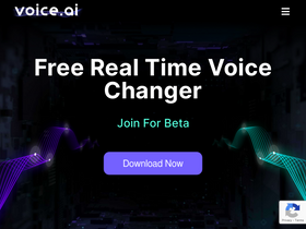 'voice.ai' screenshot