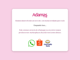 adamasatacadista.com homepage screenshot