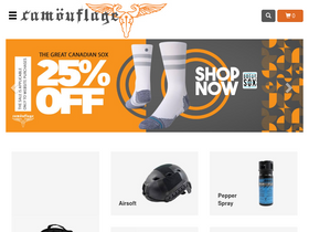 'camouflage.ca' screenshot