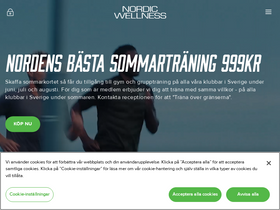 'nordicwellness.se' screenshot