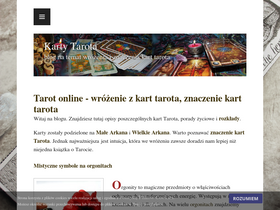 'karty-tarota.com.pl' screenshot
