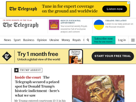 'telegraph.co.uk' screenshot