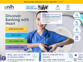 'nihfcu.org' screenshot