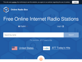 'onlineradiobox.com' screenshot