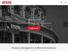 'arcos-inc.com' screenshot