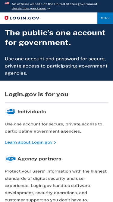 login.gov
