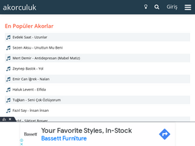 'akorculuk.com' screenshot
