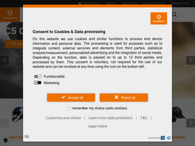 'schuberth.com' screenshot