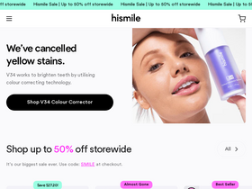 'hismileteeth.com' screenshot