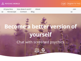 'psychicworld.com' screenshot