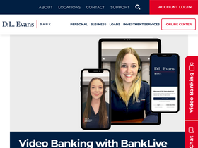 'dlevans.com' screenshot