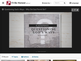 'illbehonest.com' screenshot