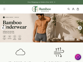 bambooessence.com.au homepage screenshot