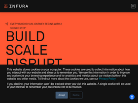 'docs.infura.io' screenshot