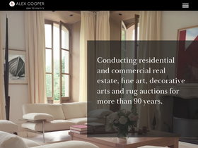 'alexcooper.com' screenshot