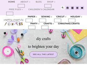 'craftingcheerfully.com' screenshot