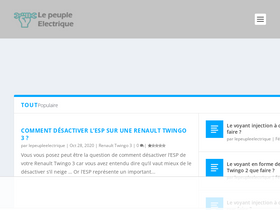 'lepeupleelectrique.fr' screenshot
