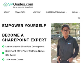 'spguides.com' screenshot