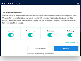 'innovatrics.com' screenshot