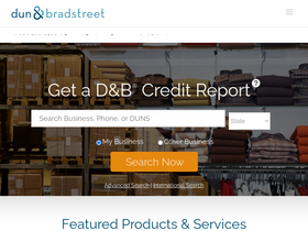 'dandb.com' screenshot