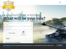 'myprofitland.com' screenshot