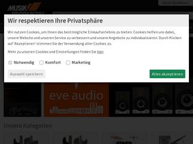 'musik-produktiv.de' screenshot