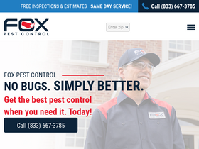 'fox-pest.com' screenshot