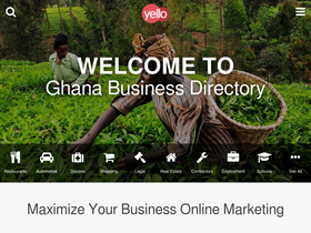 'ghanayello.com' screenshot