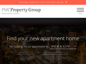 'pmcpropertygroup.com' screenshot