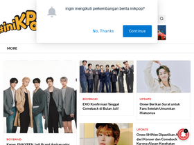 'inikpop.com' screenshot