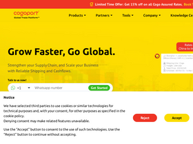 'cogoport.com' screenshot