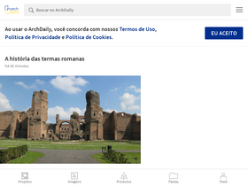 'archdaily.com.br' screenshot