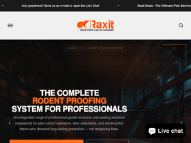 raxit.dk homepage screenshot