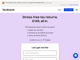'taxscouts.com' screenshot