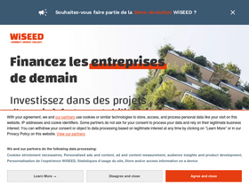 'wiseed.com' screenshot